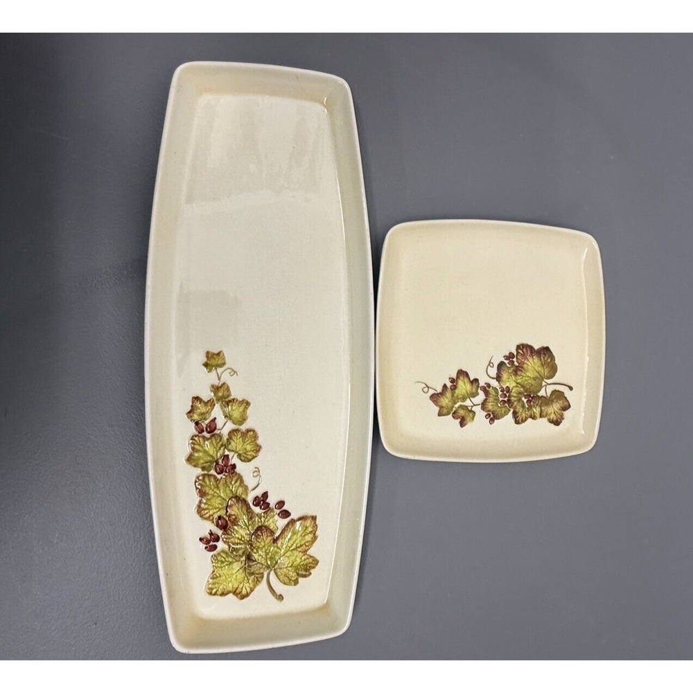 RETRO 1960s VINTAGE CARLTON WARE VINE CANTERBURY TRAY‎ /PLATE & DISH #16